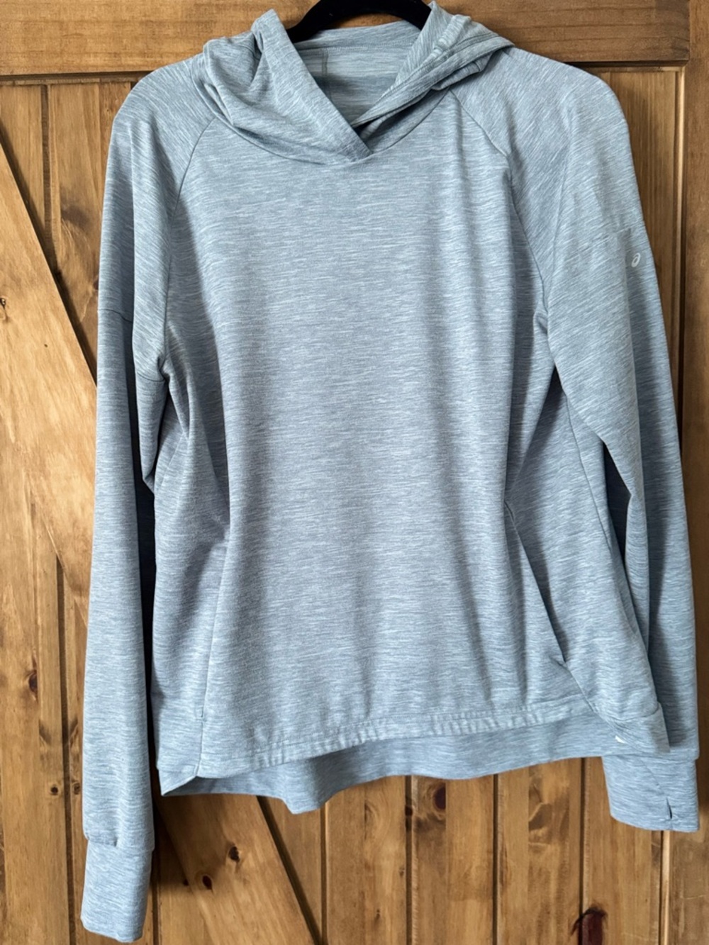 Asics Gray Performance Hoodie